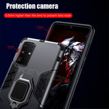 KEYSION Shockproof Armor Case for Samsung Galaxy S20 S20 Plus S20 Ultra Ring Holder Stand Phone Back Cover for Samsung S20+ S20