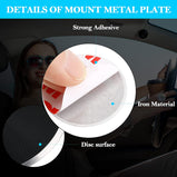 XMXCZKJ Metal Plate Disk For Magnet Car Phone Holder iron Sheet Sticker For Magnetic Mobile Phone Holder Car Stand Mount