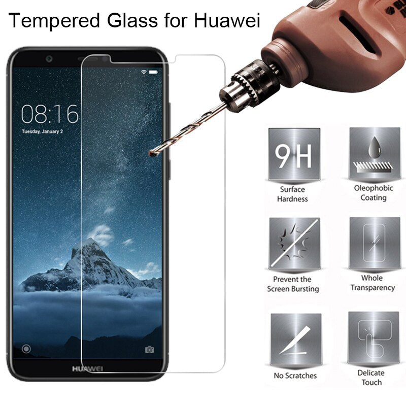 4pcs Tempered Glass For Huawei P30 P20 P40 10 Lite Pro Screen Protector For Huawei Mate 10 20 30 Lite Pro Psmart 2019 Glass film