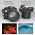 40meter Waterproof Camera Case Housing for Olympus E-M5III 12-40mm 12-50mm Dome Port