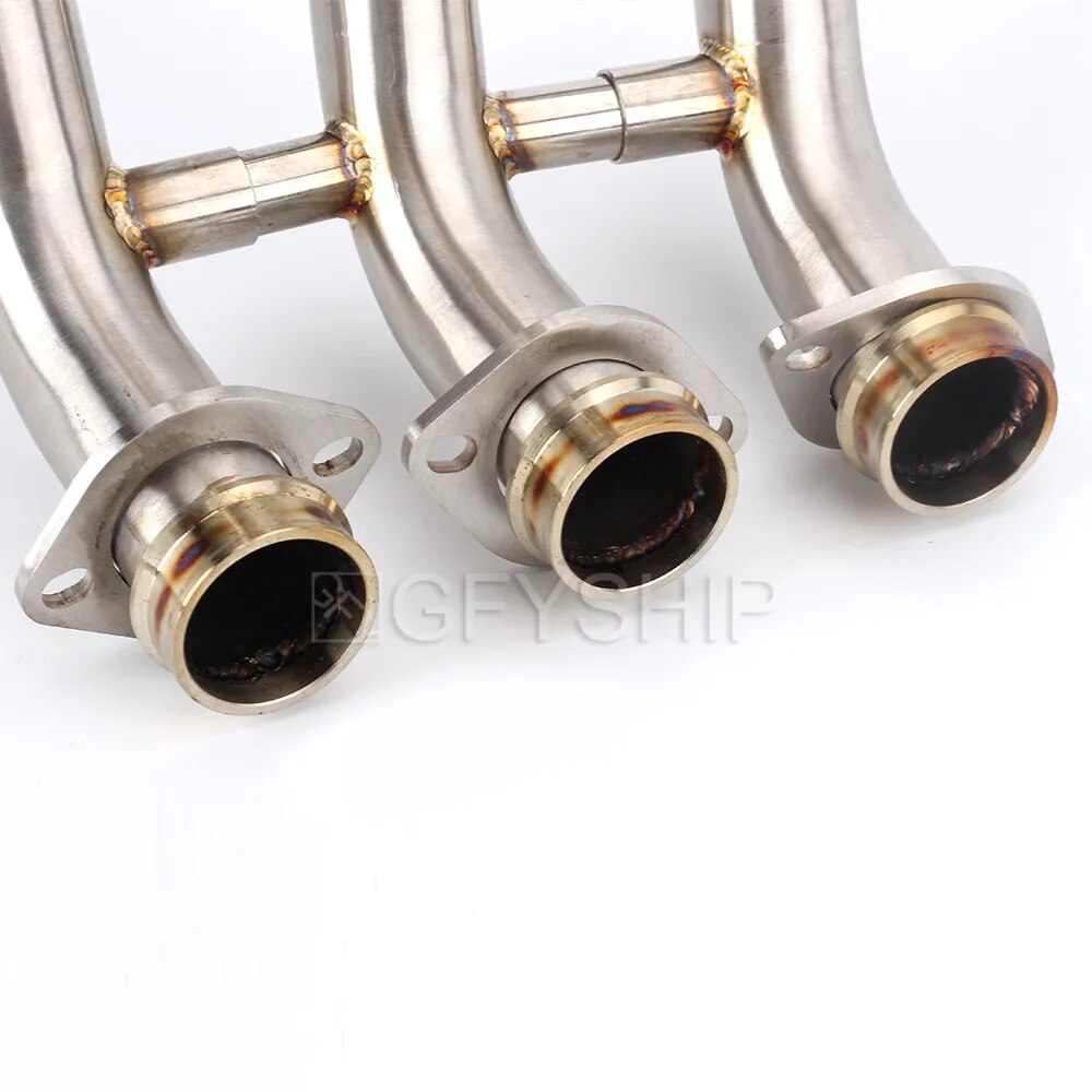 MT 09 Motorcycle For Yamaha Tracer 900 / GT 2015 - 2019 MT 09 Tracer Escape Slip-on Exhaust Muffler Front And Middle Link Pipe