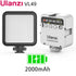 Ulanzi VL49 6W Mini LED Video Office Light 2000mAh 5500K Zoom Lighting Photographic Lighting U Bright Vlog Fill Light