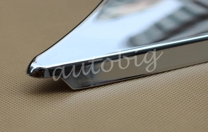For Mazda3 BM/BN Hatckback 2014-2018 Mazda 3 Rear Spoiler Wing Side Bevel Window Trims Chrome Styling Parts ABS Cover