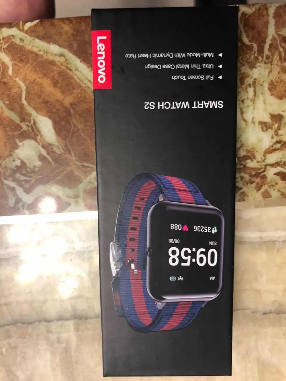 Original Global Version Lenovo S2 Smart Watch 1.4 Inch 240x240 Fitness Tracker with Calorie Pedometer