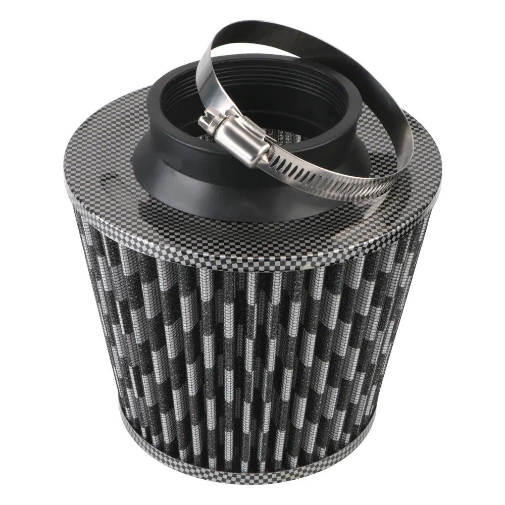 Car Accessories 3 Inch High Flow Cold Air Intake Filter Induction Kit Sport Power Mesh Cone 76MM Car Air Filters Universal