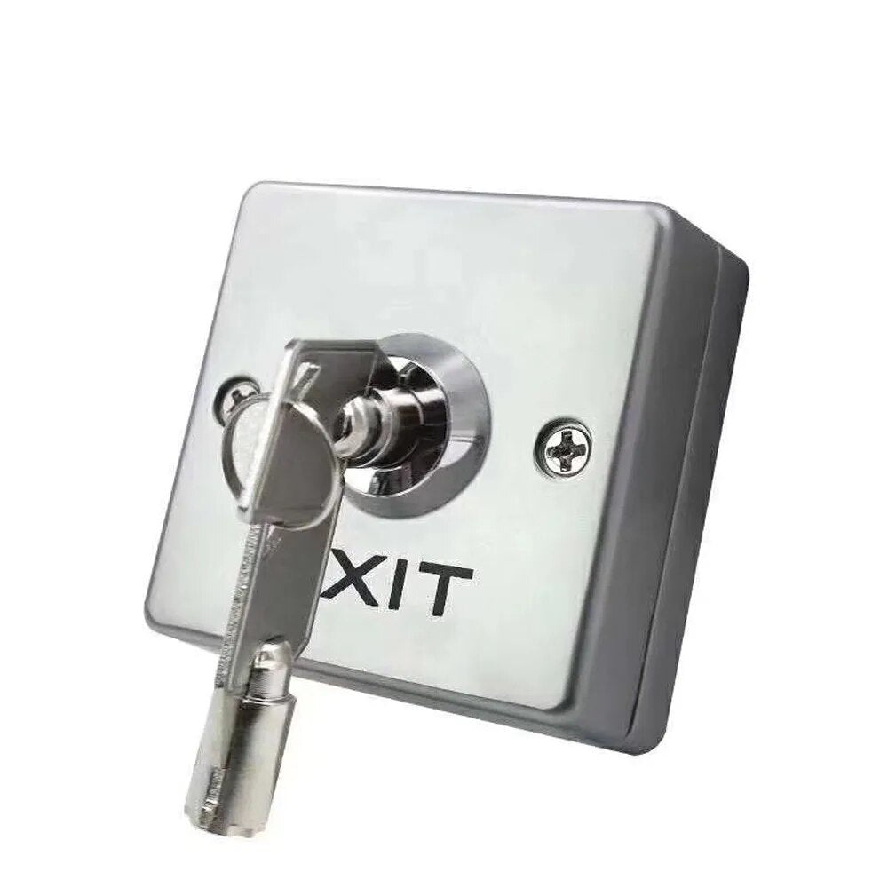 Zinc Alloy Exit Button Push Switch Door Sensor Opener Release For Access Control system