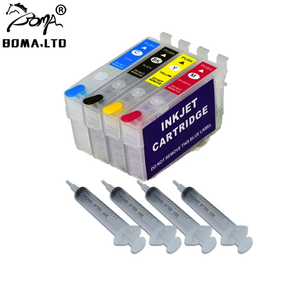 604 604XL Empty Refillable Ink Cartridge for Epson XP-2200 XP-2205 XP-3200 XP-3205 XP-4200 XP-4205 WF-2910DWF WF-2950 NO Chip