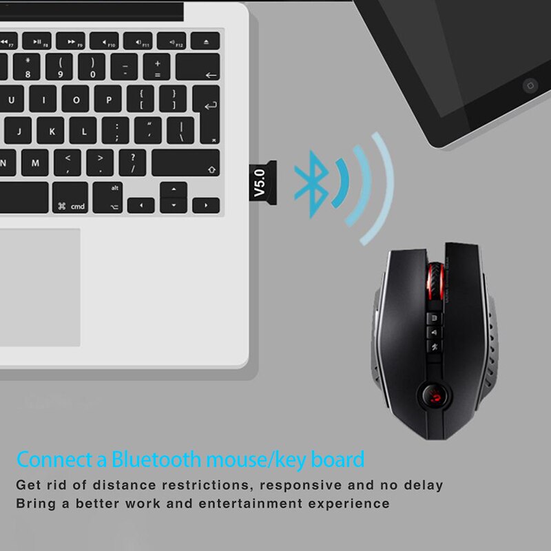 5/3/2/1Pcs Bluetooth V5.0 USB Dongle Adapter For PC Desktop WIN 10 For Computer PC Laptop Earphone Headphones HIFI Audio Adapter