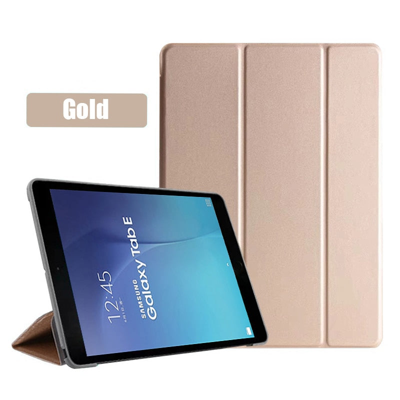 Case for Samsung Galaxy Tab E 9.6 T560 T561 SM-T560 SM-T561 Tablet Funda Slim Stand PU Leather Cover for Samsung Tab E 9.6 Case