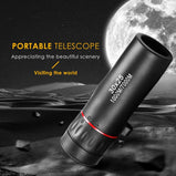 High Definition Monocular Telescope 30X25 Mini Portable Zoom Mobile Phone Camera Lens 7X Scope For Travel Hunting Camping