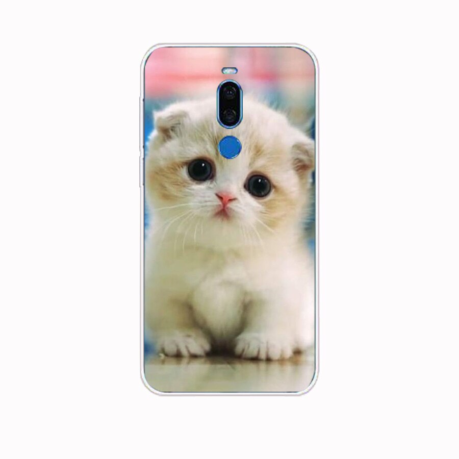 For Meizu X8 Case Silicon Soft TPU Phone Cover for Meizu X 8 MeizuX8 Coque Bumper full 360 Protective fundas cute cat dog 6