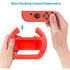 New 2PCS Joycon Controller Grip Racing Steering Wheel Handle Grips for Nintendo Switch OLED Joy-Con Controller Game Accessories