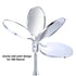 5Pcs/Set Magnetic Pick-up Tool Telescoping Car 360 Swivel Inspection Mirror With LED Light For Extra Viewing Pickup