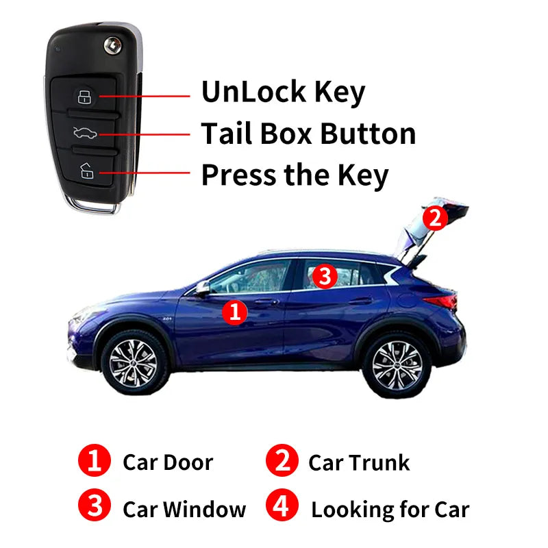 Universal Car Alarm Systems Auto Remote Central Kit Door Lock Keyless APP With Remote Contr Entry System Central Locking
