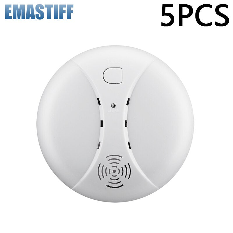433MHz Wireless Fire Protection Smoke alarm Detector Alarm Sensors For RF Tuya WIFI GSM home security Alarm Systems