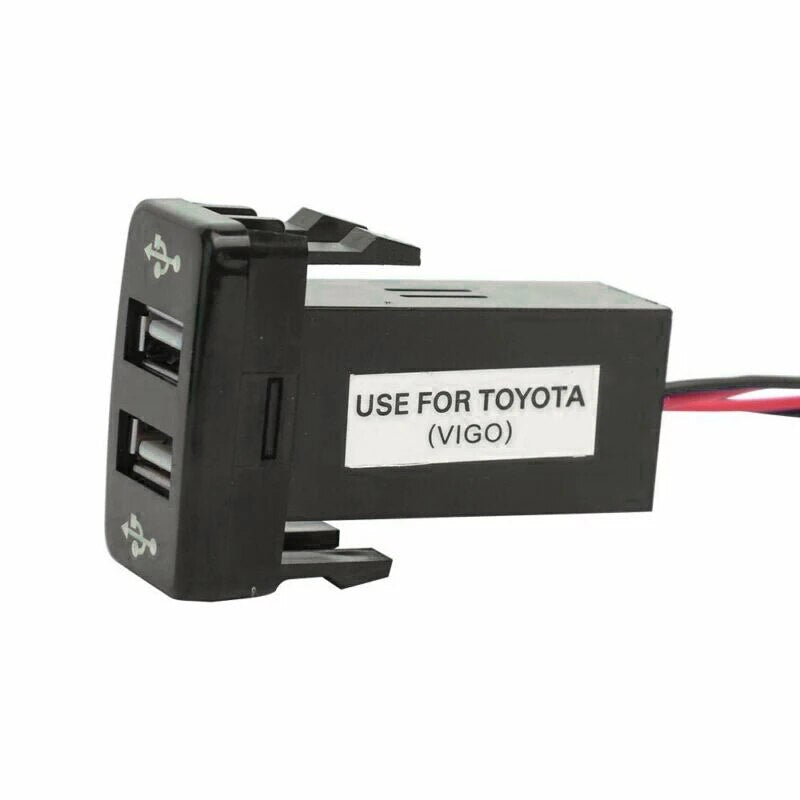 Car 2-Port Rapid USB Charger For Toyota SUV FJ Land Cruiser Fortuner Tacoma Highlander 4Runner Car USB Charger