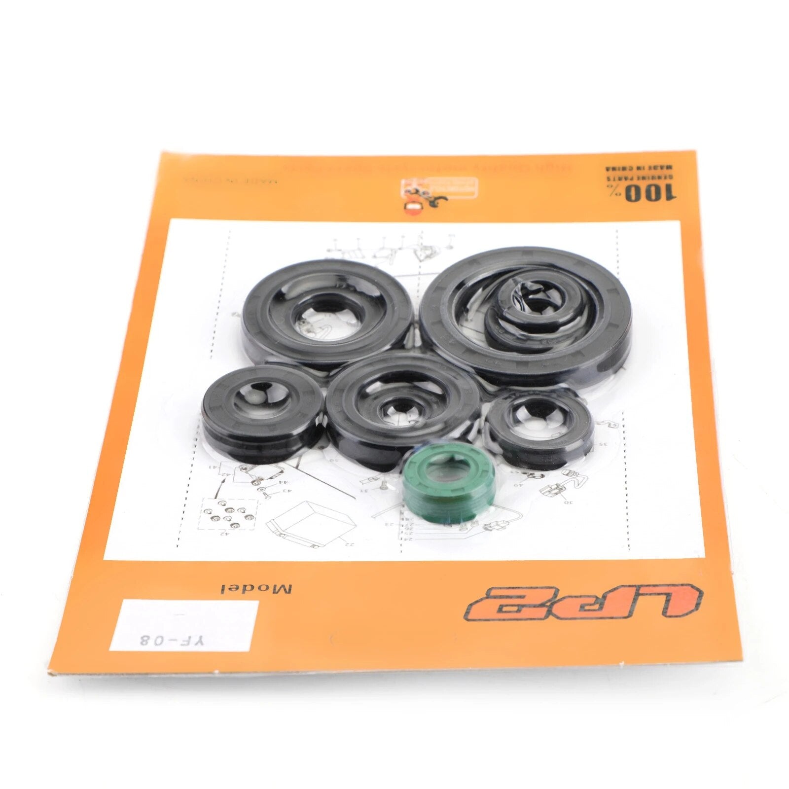 Artudatech Engine Oil Seal Kit Set 10pcs Seals for Honda CR125R 1987-2003 cr125r cr 125 Motorcycle Accessories Parts