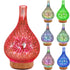 3D Firework Glass Vase Shape Air Humidifier with 7 Color Led Night Light Aroma Essential Oil Diffuser Mist Maker Ultrasonic