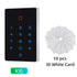 Waterproof WiFi Tuya App Backlight Touch 125khz RFID Card Access Control Keypad WG26 Output Alarm Management Card Support