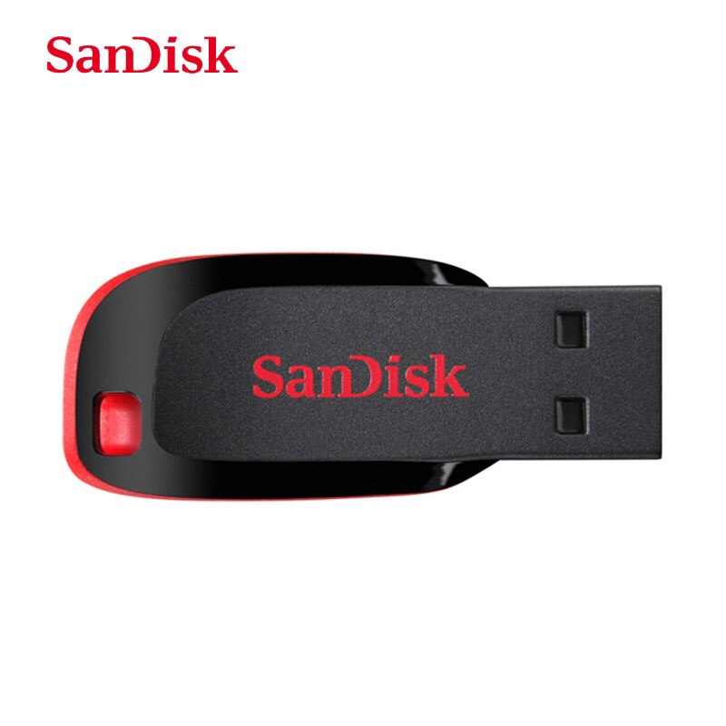 10PCS/LOT SanDisk Cruzer Blade CZ50 USB Flash Drive 128GB 64GB 32GB 16GB Pen Drive USB 2.0 Support Official Verification