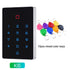 Waterproof WiFi Tuya App Backlight Touch 125khz RFID Card Access Control Keypad WG26 Output Alarm Management Card Support