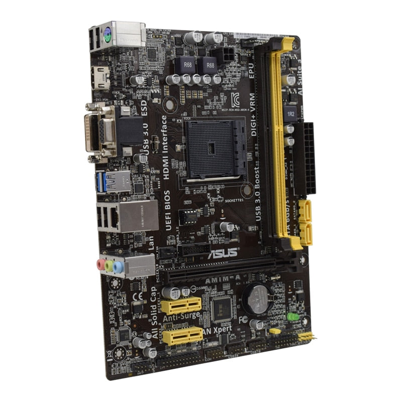 ASUS AM1M-A Motherboard DDR3 AM1 Motherboard AMD 32GB RAM Socket AM1 PCI-E X16 SATA 6Gb/s USB3.0 HDMI Micro ATX