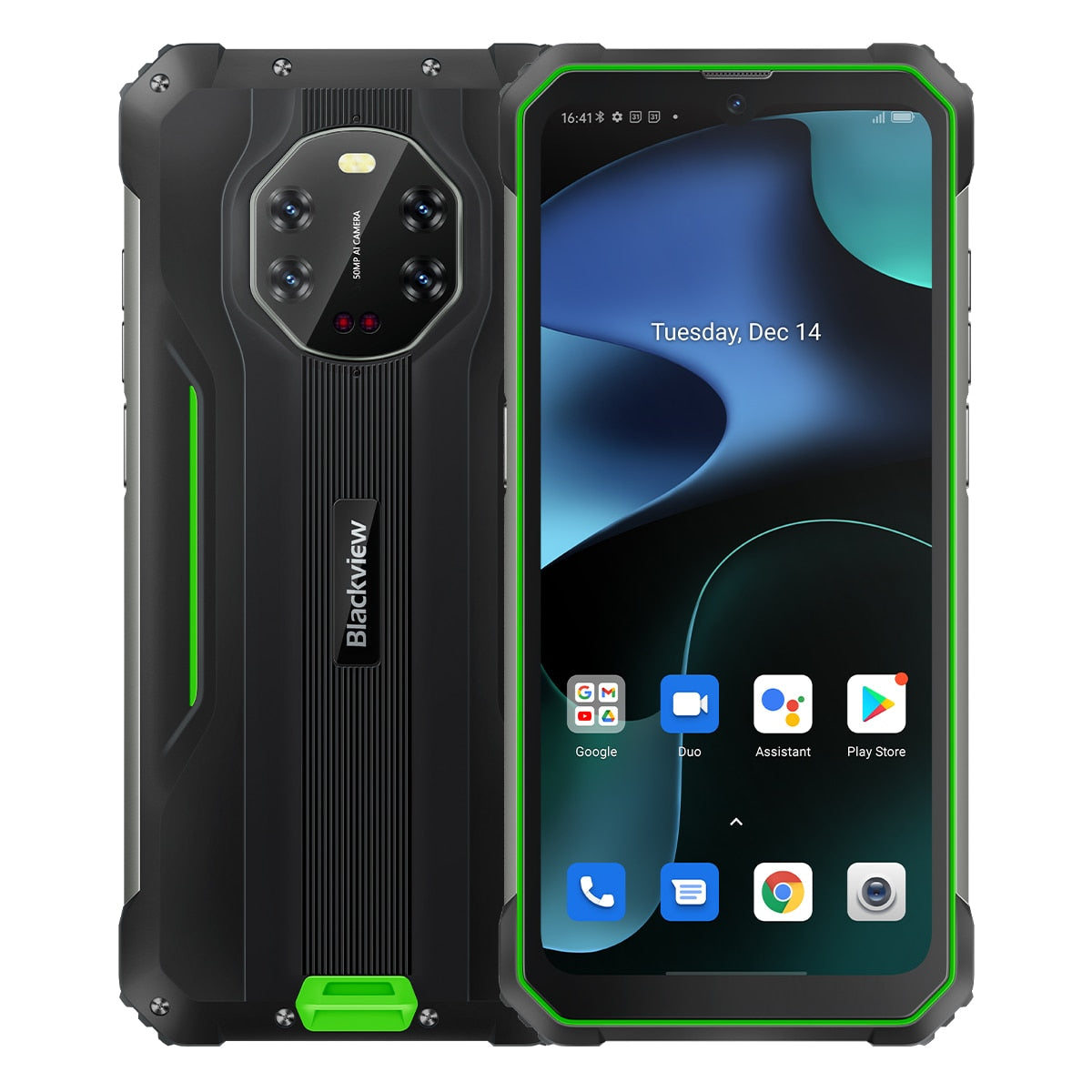 BLACKVIEW BV8800 Rugged Smartphone 8GB+128GB Helio G96 Cell Phone 90Hz Display Mobile Phone 8380mAh 50MP Cameras Global Version