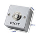 Zinc Alloy GATE DOOR Exit Button Exit Switch For Door Access Control System Door Push Exit Door Release Button Switch