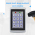 RFID Metal Access Control EM Card Reader Keypad W/ 2000 Users 125KHz Card Reader Keypad Key Fobs Door Access