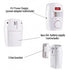 Motion Sensing Alarm Remote ControlInfrared Wireless Door Window Home Alarm Wireless Motion Alarm Sensor Remote Control Alarm