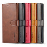 For Samsung Galaxy Note 10 Plus Case Flip Wallet Cover Samsung Galaxy Note 10 + 5G Phone Case Luxury PU Leather Book Cover Stand