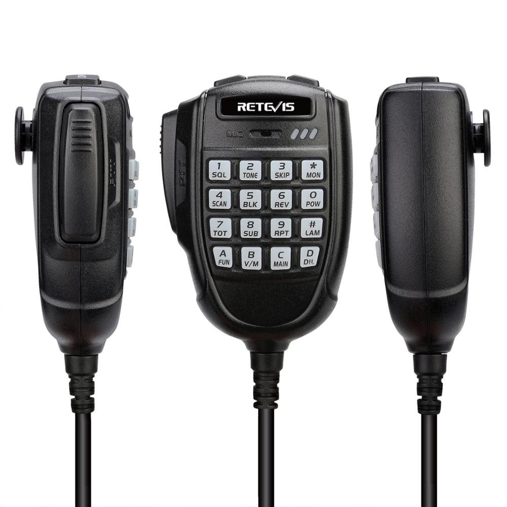 Retevis RA25 Ham Mobile Radio Dual Band/GMRS 20W Long Range Car Walkie Talkie 500/30CH Car Two Way Radio VFO FM Amateur Trucker