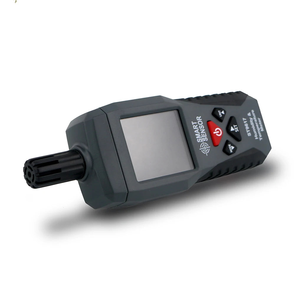 SMART SENSOR Digital Humidity Hygrometer Temperature Meter High Accuracy Color LCD Display Detector Gauge Tester -10-50°C