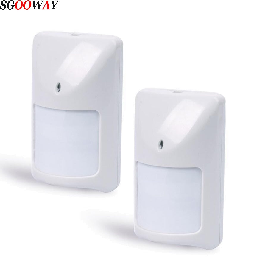 Sgooway 1-8 pieces Wired PIR sensor infared detector wired motion sensor alarm system