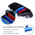 Grill Grille Decal Stripe Cover Clip Trim 12 Slats Front Kidney For BMW 5 Series F10 F11 F18 2011-2013 M-Sport Decorative Parts