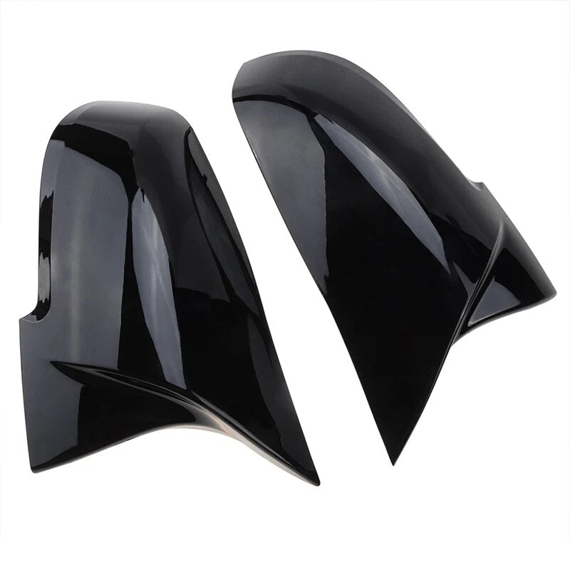 Rhyming Rearview Mirror Cover Side Mirror Black Caps Fit For BMW F20 F21 F30 F31 F22 F23 F34 F36 1 2 3 4 Series  Car Accessories