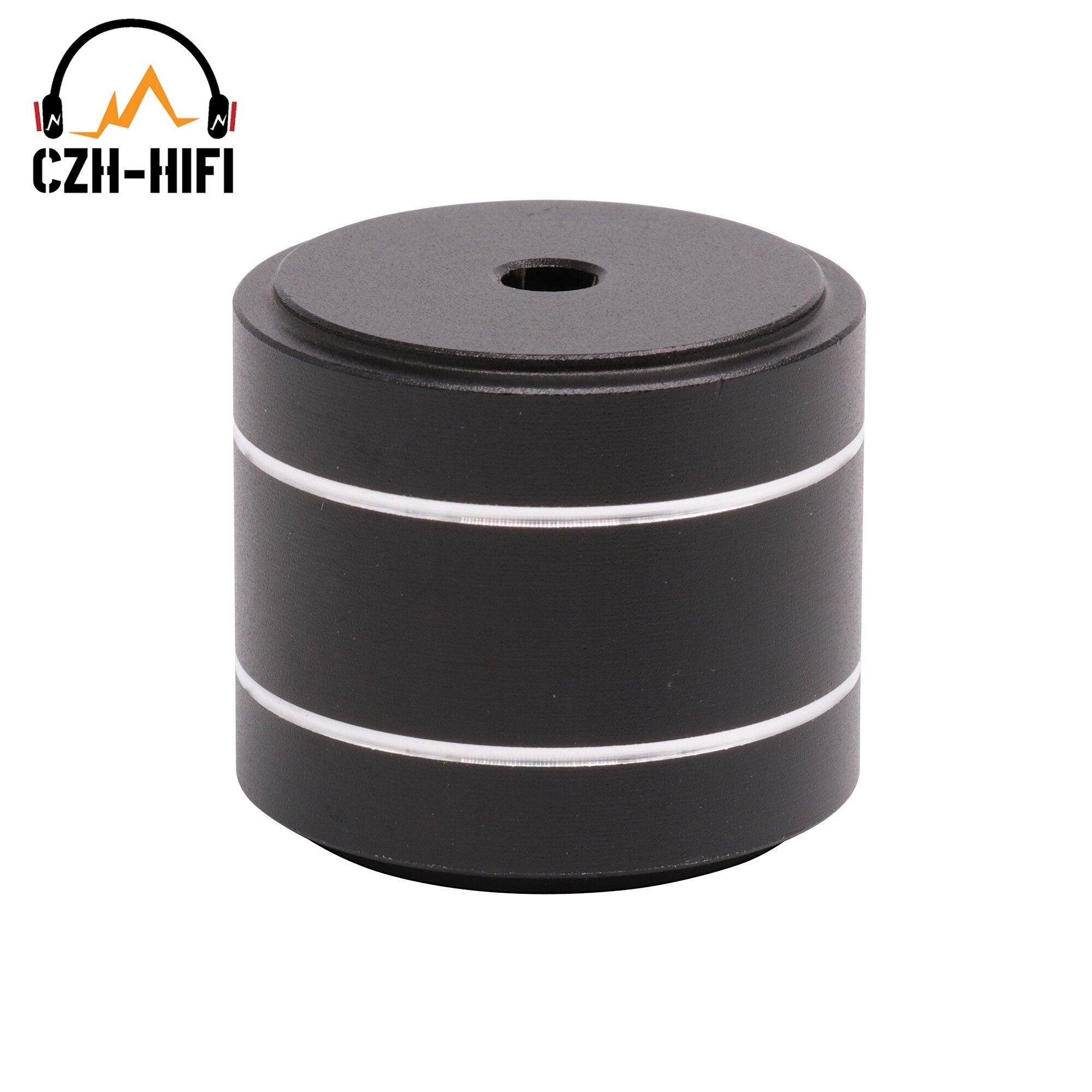 30x25mm CNC Machined Solid Aluminum Isolation Stand Base Feet Pad for Subwoofer Audio Speaker Turntable DAC Amplifier PC CD DIY