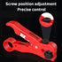 AMPCOM All-In-One Stripping Tool Cable Wire Stripper Compression Tool Coaxial Cable Stripper, Round Cable ,Cutter and Flat Cable