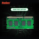 KingSpec DDR3L 4GB 8GB RAM Laptop Memomry 1600MHz Memoria Ram For Laptop UDIMM Memoria ram 1600MHz Rams Ddr3 4gb 8gb Notebook