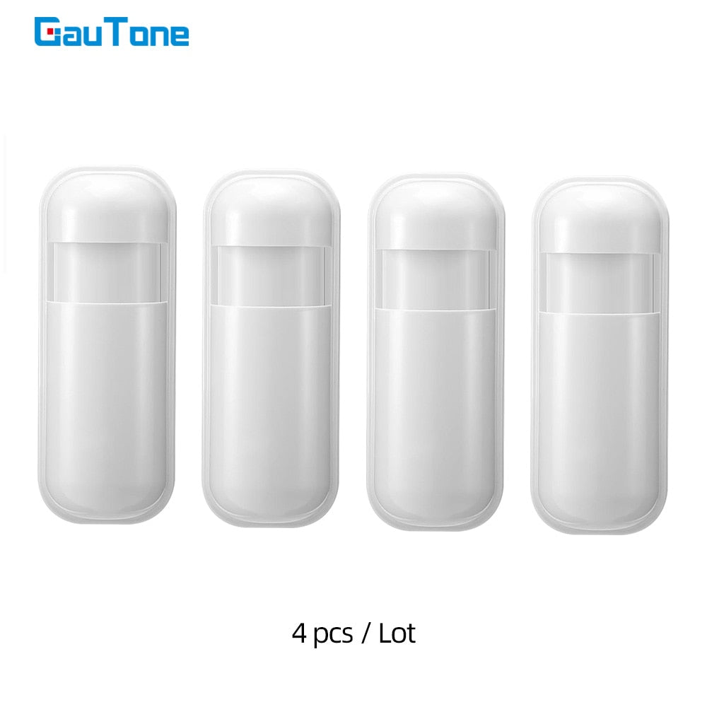 GauTone PIR Motion Sensor Detector 433MHz eV1527 for Home Alarm System Wireless Infrared Motion Detector