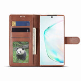 For Samsung Galaxy Note 10 Plus Case Flip Wallet Cover Samsung Galaxy Note 10 + 5G Phone Case Luxury PU Leather Book Cover Stand
