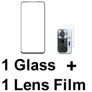 Tempered Glass For Xiaomi Redmi Note 10S 10T Note10 5G Redmi 10 Prime 2022 Screen Protector Lens Film Redmi Note 10 Pro Glass