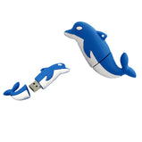 usb flash drive 2.0 32g cartoon Shark pen drive 4g 8g 16g 64gb 128gb 256g Memory stick real capacity pendrive u disk thumbdrives