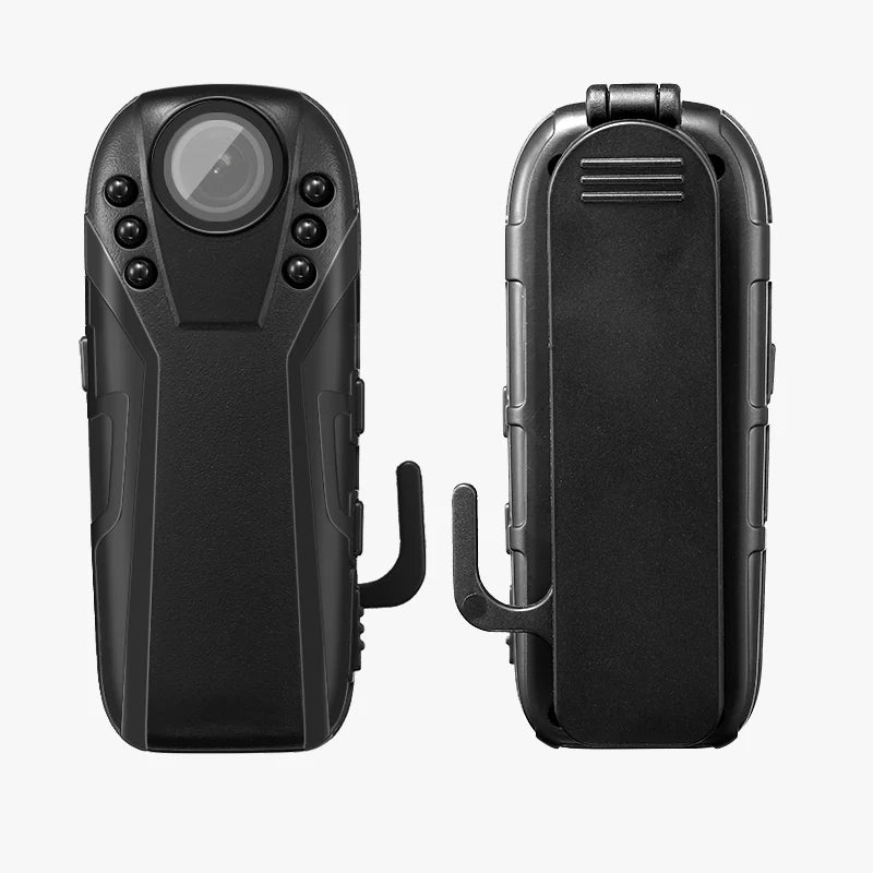 Mini CCTV Body Worn Camera Portable Camcorder Video Audio Recorder Motion Detection IR Night Vision 5m Wide Angel Lens125 Degree