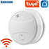 Tuya WIFI Smoke Detector Fire Protection Alarm Sensor Independent Wireless Battery Operated Smart Life Push Alert Home Security