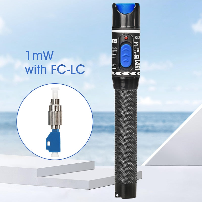 FTTH Fiber Optic Cable Tester Pen 1/10/20/30/50mw  Visual Fault Locator SC/FC/ST 2.5mm Interface VFL Optical Fiber Test Tool