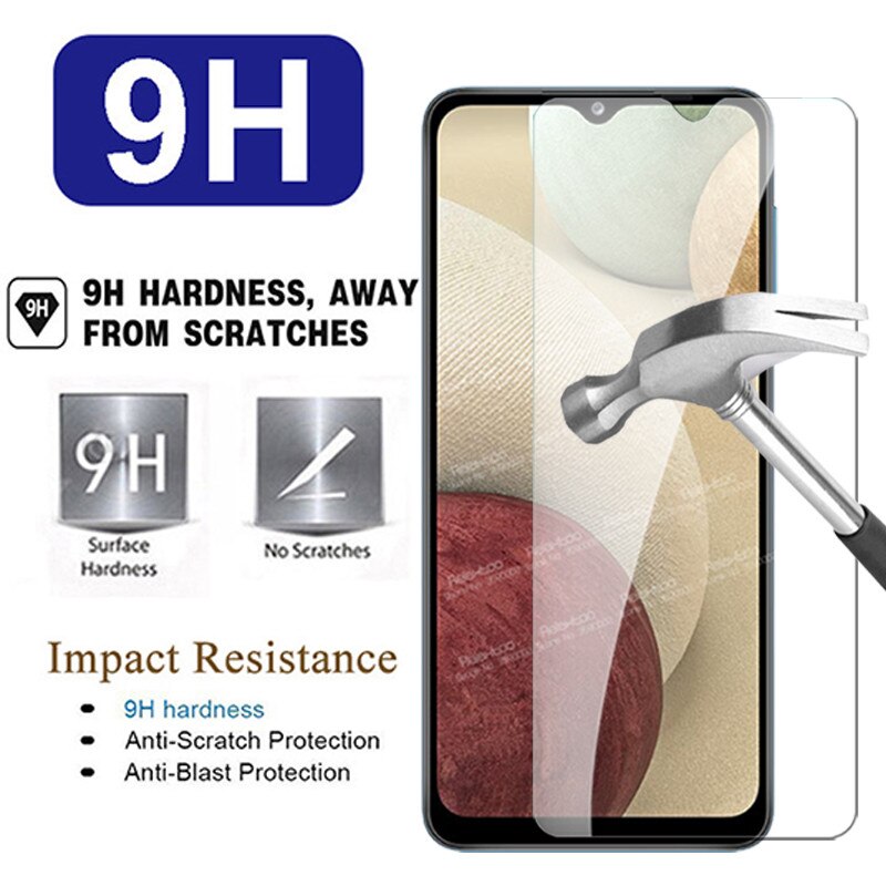 3pcs Tempered Glass For Samsung A12 Glass Screen Protector For Samsung Galaxy A12 A 12 SM-A125F/DS Phone Safety Protective Film
