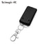 4PCS Garage Door Remote Control Avidsen 114253 Gate Transmitter 433.92MHz Rolling Code Keychain Opener