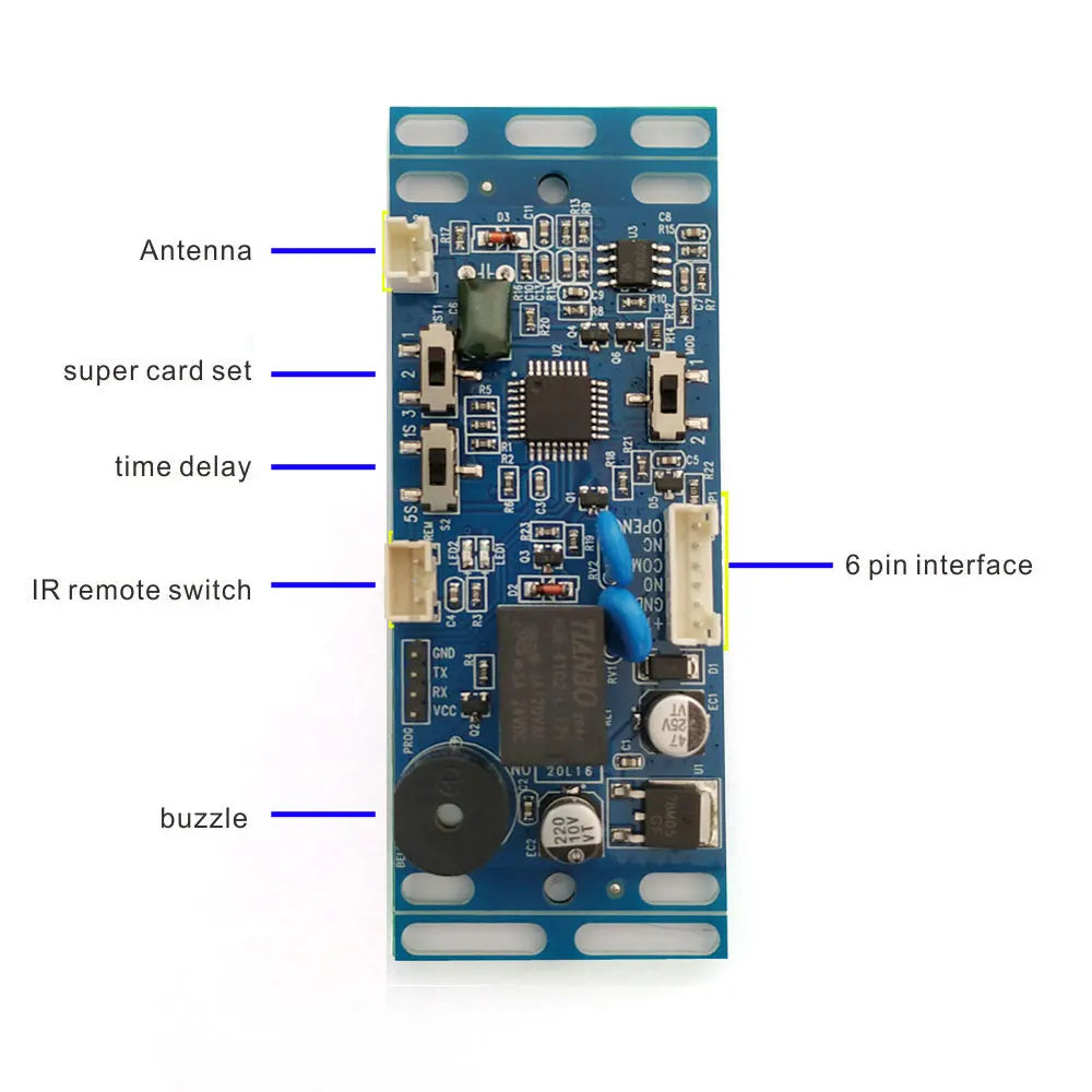 RFID ID Embedded Access module,intercom buliding access control lift control with 2pcs mother ID card 10pcs ID key fob,min:1pcs