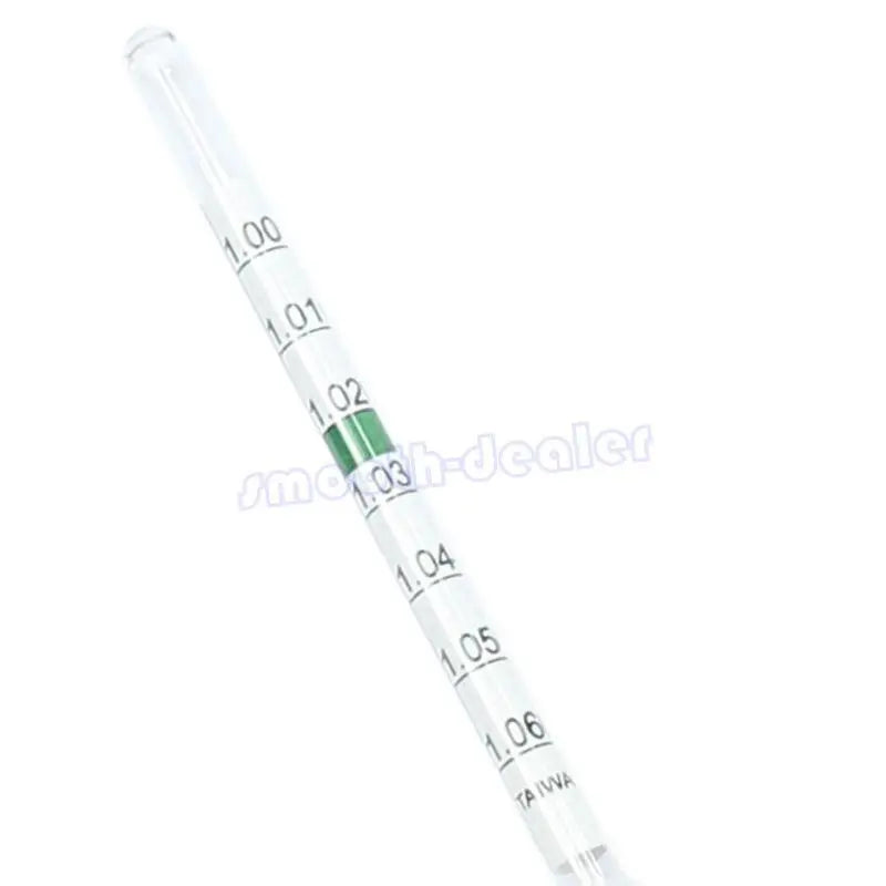 Aquarium Glass Hydrometer with Thermometer Salt Marine Salinity Tester Meter